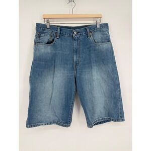 Levi's 550 Relaxed Fit Denim Shorts Blue Size 34